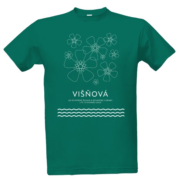 Tričko s potiskem Visnova Esmerald